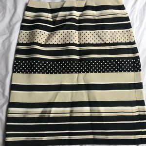 Striped Pencil Business Skirt